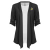 Thumbnail image for  Womens Grey Drape Front Cardigan Sweater
