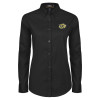 Thumbnail image for  Womens Black Twill Button Down Long Sleeve 
