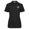 Thumbnail image for  Womens Silk Touch Black Pique Polo