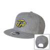Thumbnail image for  Heather Grey Wool Blend Flat Bill Snapback Hat