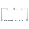 Thumbnail image for  Mom Metal License Plate Frame in Chrome