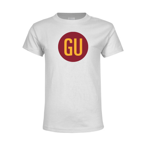  Youth White T Shirt - GU Logo
