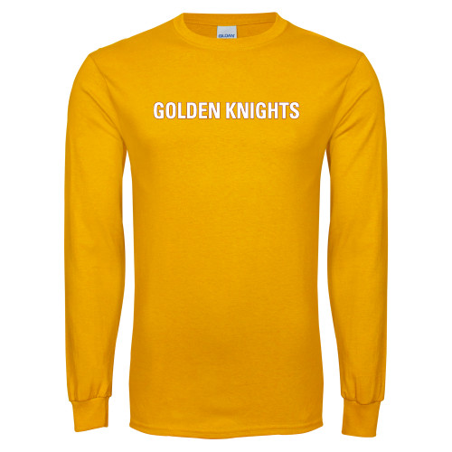  Gold Long Sleeve T Shirt - Golden Knights