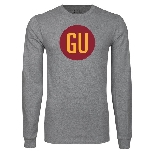 Grey Long Sleeve T Shirt - GU Logo