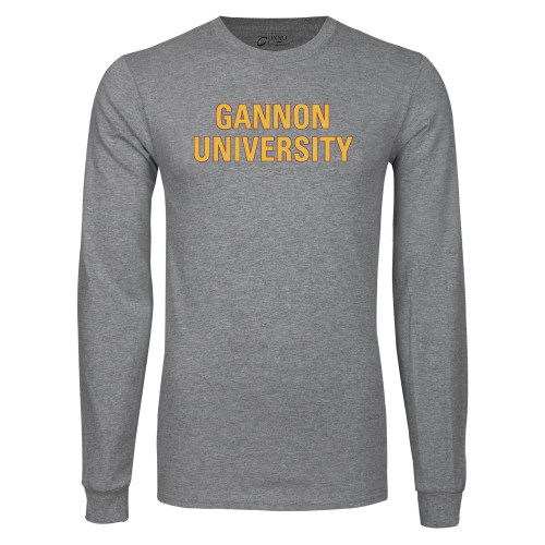  Grey Long Sleeve T Shirt - Gannon University
