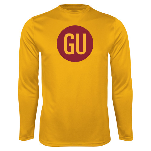  Gold Performance Long Sleeve Shirt - GU Logo