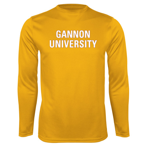  Gold Performance Long Sleeve Shirt - Gannon University