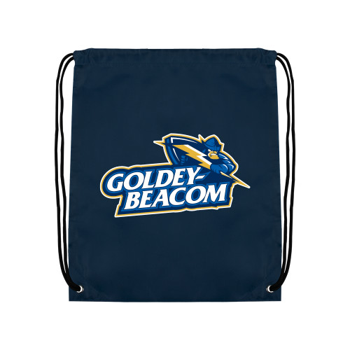  Navy Drawstring Backpack - Primary Mark