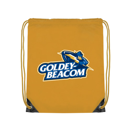  Gold Drawstring Backpack - Primary Mark