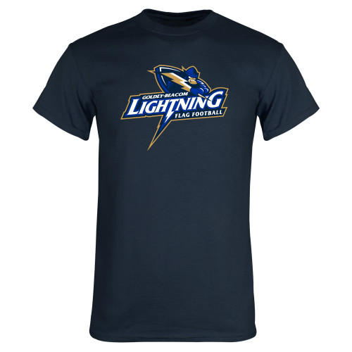  Navy T Shirt - Flag Football