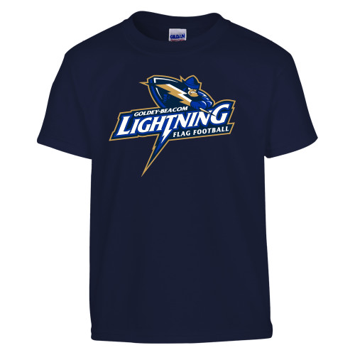  Youth Navy T Shirt - Flag Football