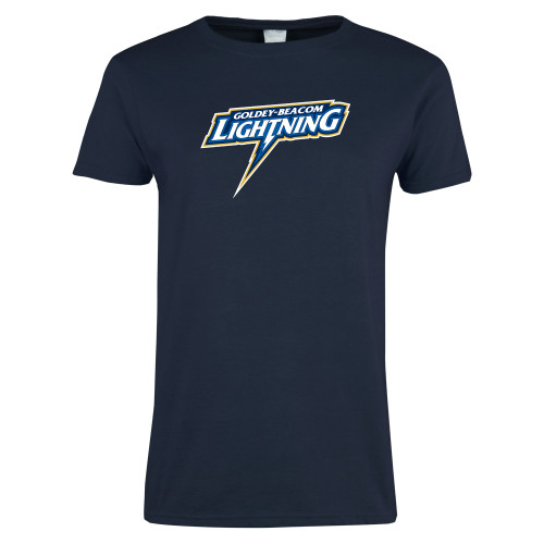  Womens Short Sleeve Navy Tee - Goldey Beacom Lighting