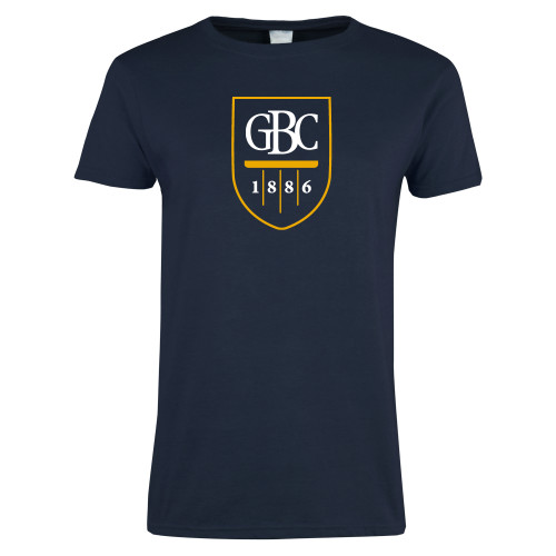  Womens Short Sleeve Navy Tee - GBC 1886