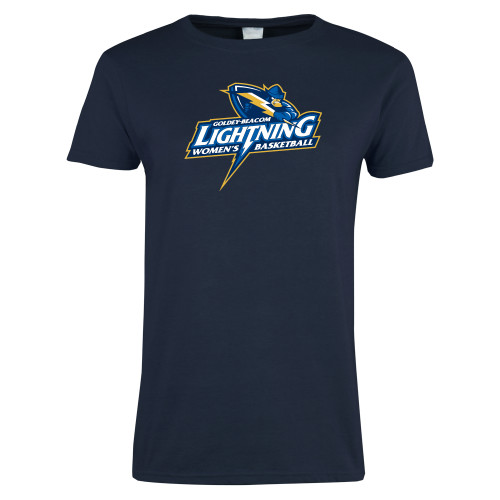  Womens Short Sleeve Navy Tee - Womens Basketball