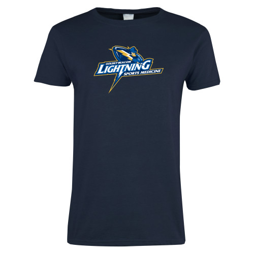  Womens Short Sleeve Navy Tee - Sports Medicine