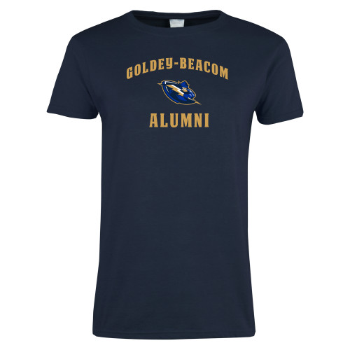  Womens Short Sleeve Navy Tee - Alumni