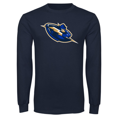  Navy Long Sleeve T-Shirt - Mascot Lighting