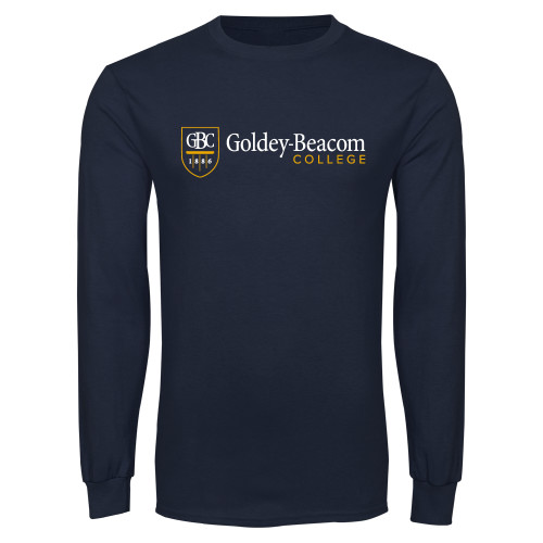  Navy Long Sleeve T-Shirt - Inst. Mark