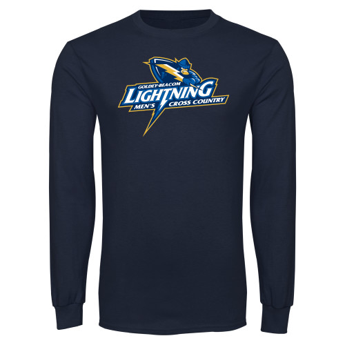  Navy Long Sleeve T-Shirt - Mens Cross Country