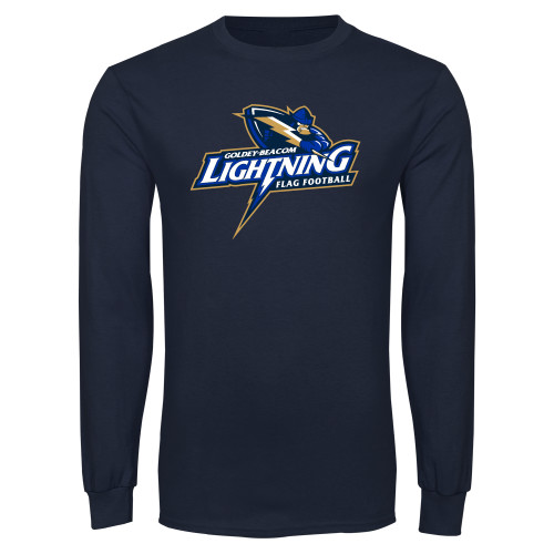  Navy Long Sleeve T Shirt - Flag Football