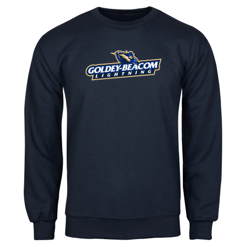  Navy Fleece Crew - Horizontal Lighting