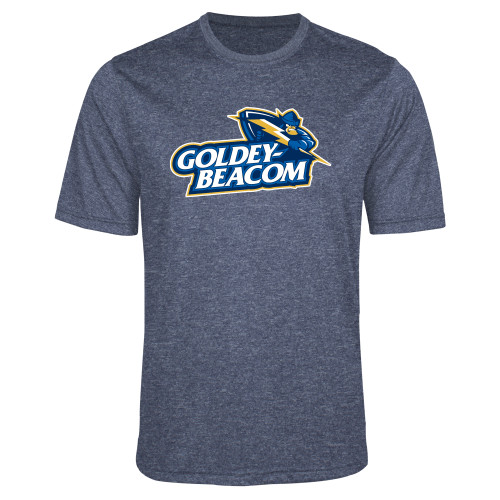  Navy Heather Performance Contender Tee - Primary Mark