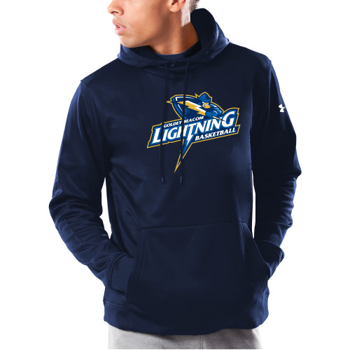  Under Armour Navy Armour Fleece Hoodie - Basketball