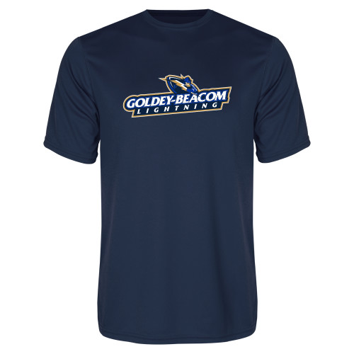  Navy Performance Tee - Horizontal Lighting