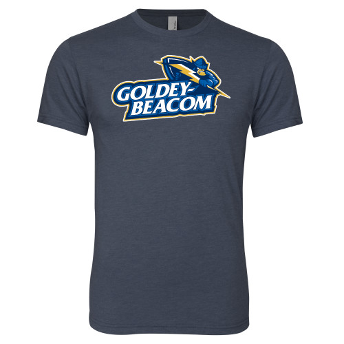  Next Level Navy Triblend Tee - Primary Mark