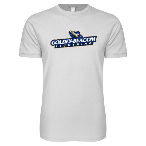  Next Level White SoftStyle T Shirt - Horizontal Lighting