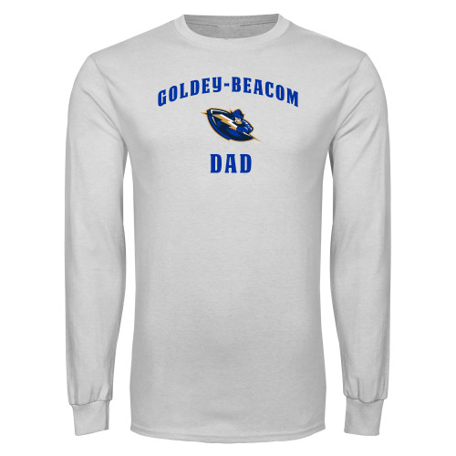  White Long Sleeve T Shirt - Dad