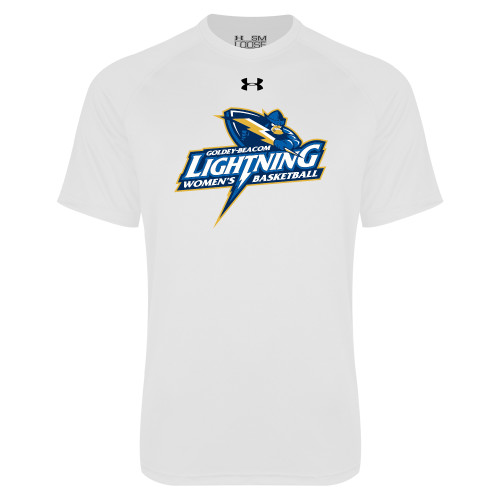  Under Armour White Tech Tee - Womens Basketball