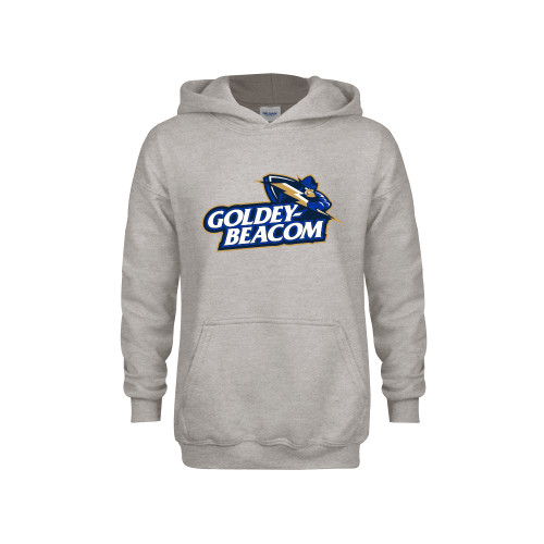  Youth Grey Fleece Hood - Primary Mark