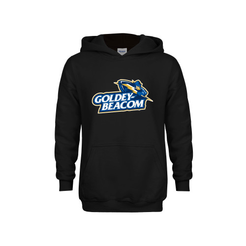  Youth Black Fleece Hoodie - Primary Mark