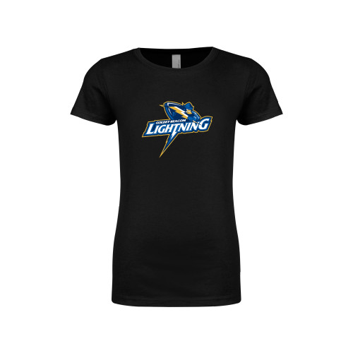  Next Level Girls Black Fashion Fit T Shirt - GBC Lighting