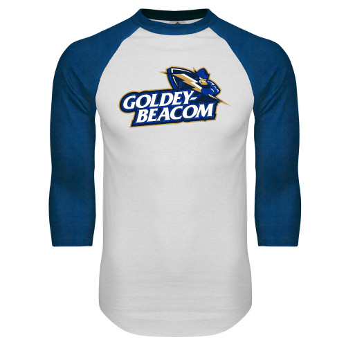 Main Image for  White/Royal Raglan Baseball T Shirt
