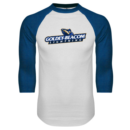 Main Image for  White/Royal Raglan Baseball T Shirt