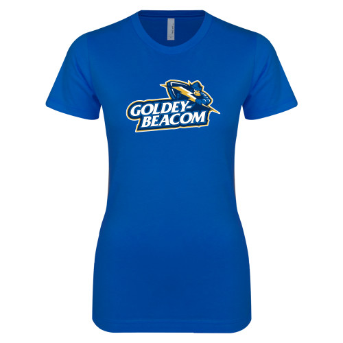 Goldey Beacom Next Level Womens Royal Boyfriend Tee