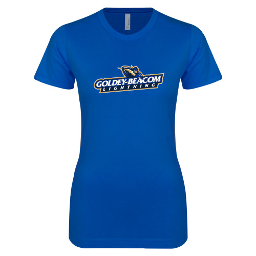  Next Level Womens Royal Boyfriend Tee - Horizontal Lighting