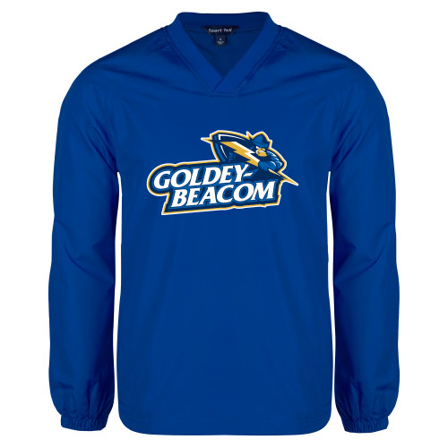  Royal V Neck Raglan Windshirt - Primary Mark