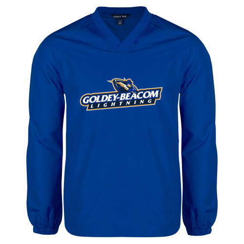  Royal V Neck Raglan Windshirt - Horizontal Lighting