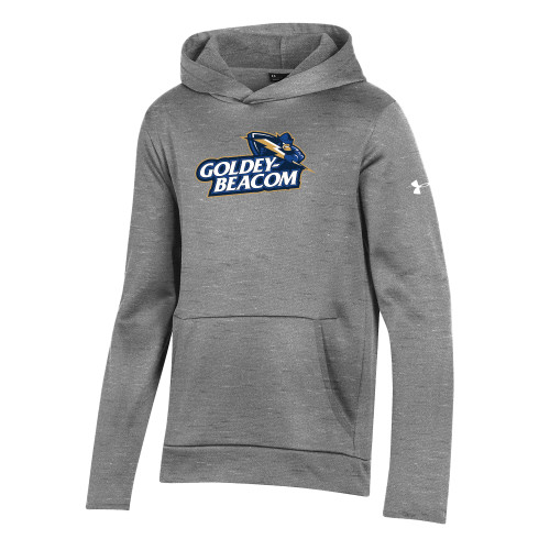  Under Armour Youth Grey Fleece Hoodie - Primary Mark