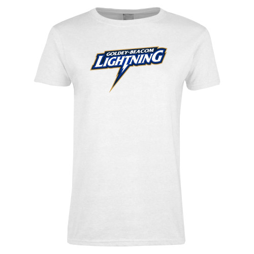  Womens White Short Sleeve Tee - Goldey Beacom Lighting