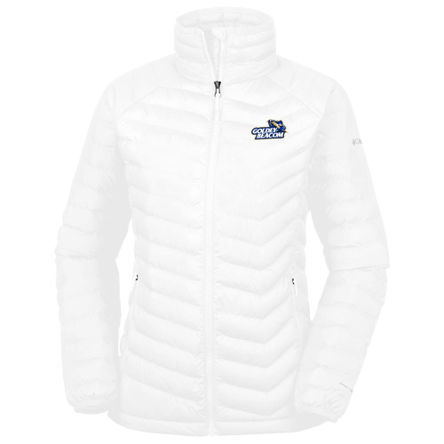  Columbia Womens White Powder Lite Jacket - Primary Mark