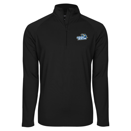  Sport Tek Black Sport Wick Stretch 1/2 Zip Pullover - Primary Mark