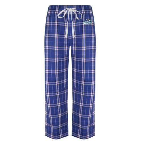  Royal/White Flannel Pajama Pant - Primary Mark