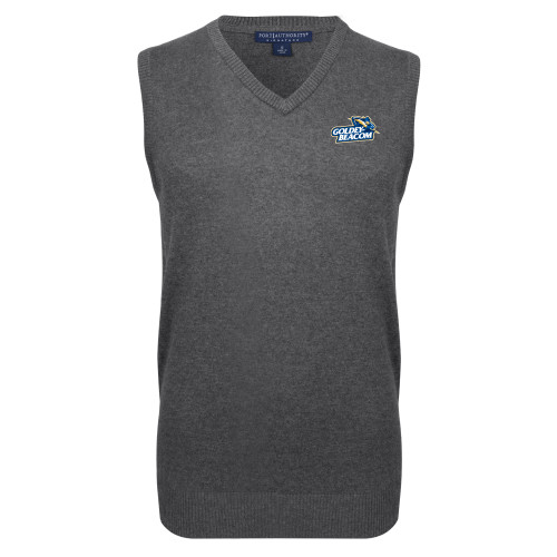  Charcoal VNeck Sweater Vest - Primary Mark