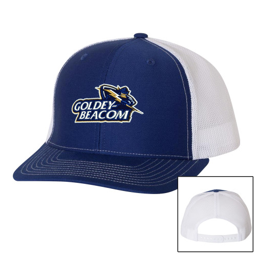  Richardson Royal/White Trucker Hat - Primary Mark