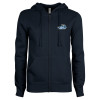 Thumbnail image for  ENZA Womens Navy Fleece Full Zip Hoodie