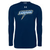 Thumbnail image for  Under Armour Navy Long Sleeve Tech Tee
